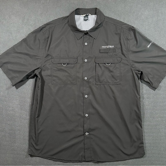 Field & Stream Other - Field And Stream Fishing Shirt Mens Large Black Short Sleeve Vented Outdoor